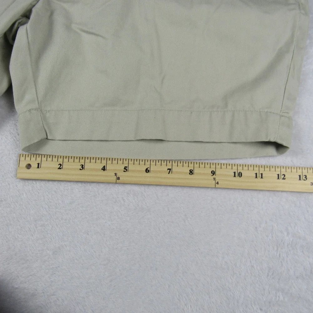 Polo Ralph Lauren Chino Shorts Mens 42 Tan Khaki Excellent Cotton Flat Front